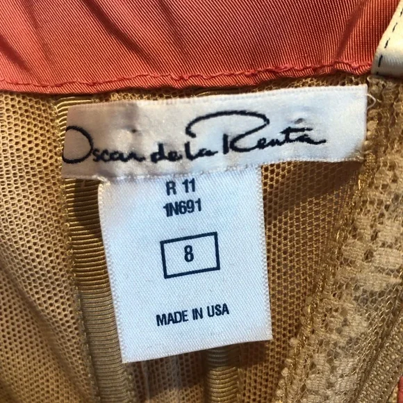 Oscar De La Renta Perfect Pink Sweetheart Strapless Silk Dress, Size 8 or 6 - Picture 4 of 14